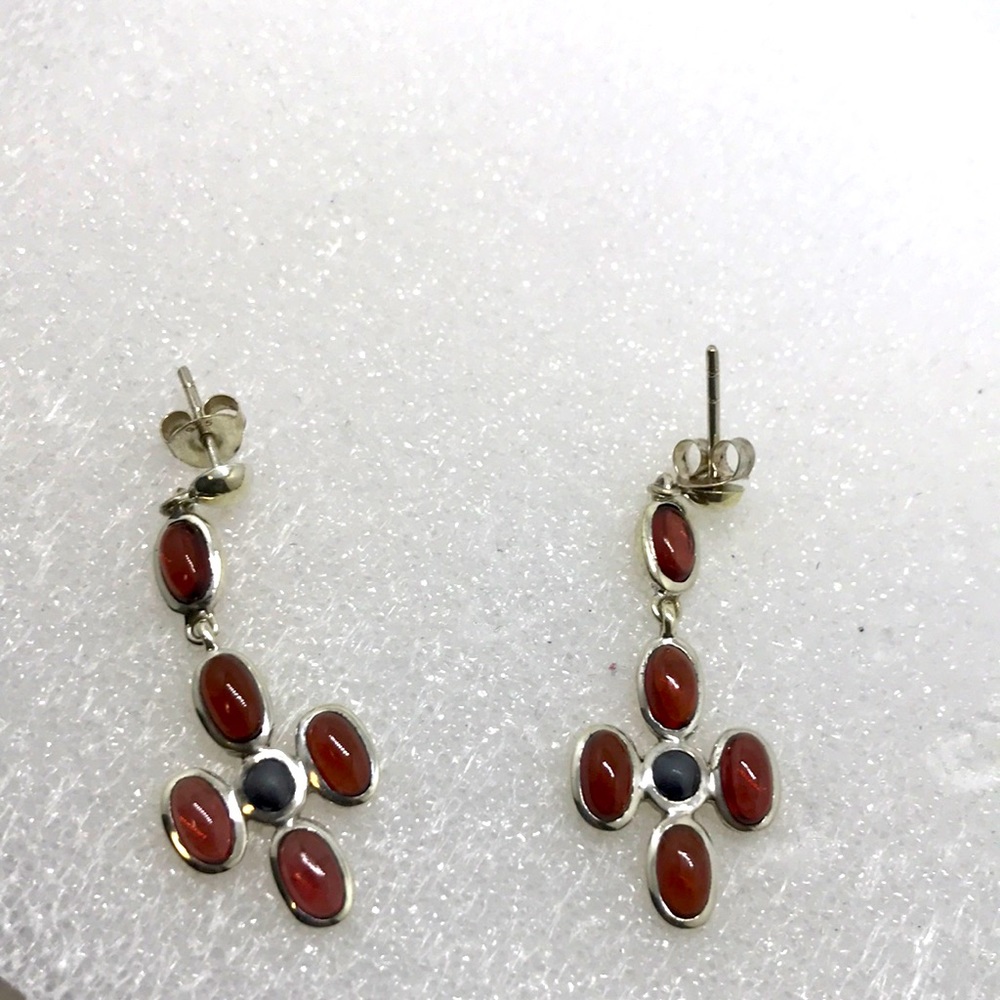 Natural Garnet and Hematite